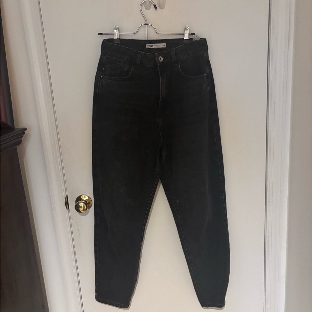 Zara Women's High Rise Dark Jeans